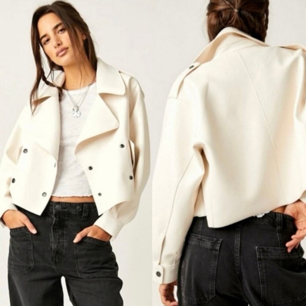 We The Free Alexis Vegan Jacket In Cream